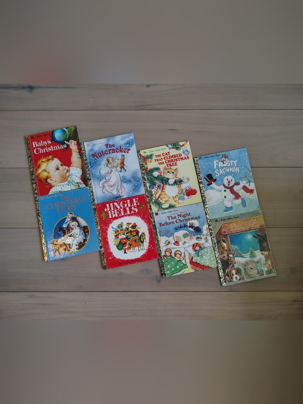 Little Golden Books vintage Christmas collection